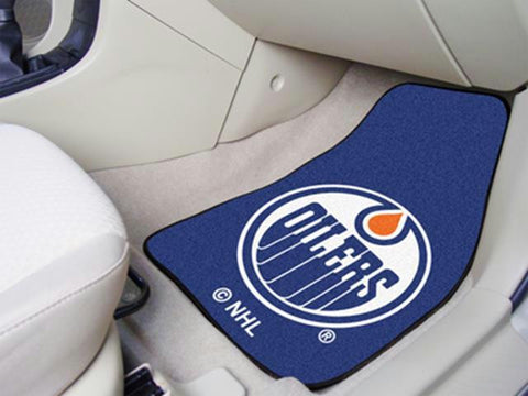 FanMats Edmonton Oilers 2-pc Printed Carpet Car Mats 18x27