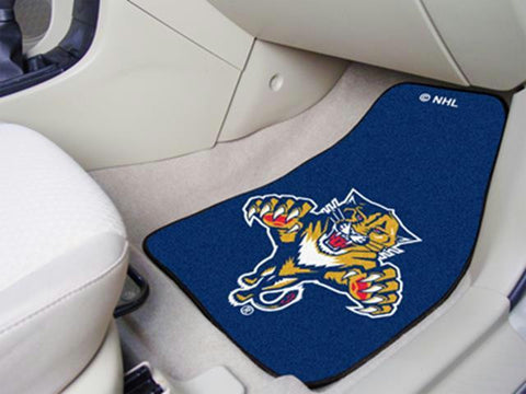 FanMats Florida Panthers 2-pc Printed Carpet Car Mats 18x27