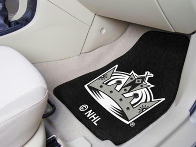 FanMats Los Angeles Kings 2-pc Printed Carpet Car Mats 18x27