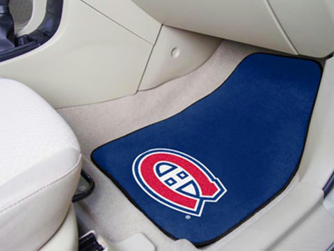 FanMats Montreal Canadiens 2-pc Printed Carpet Car Mats 18x27