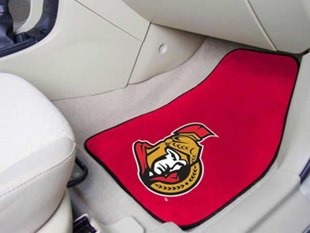 FanMats Ottawa Senators 2-pc Printed Carpet Car Mats 18x27