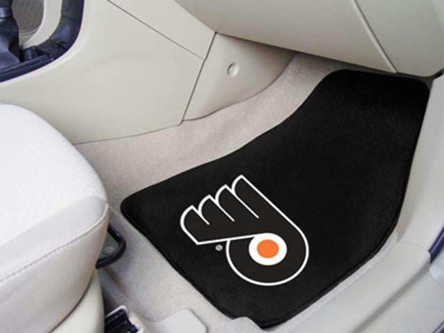 FanMats Philadelphia Flyers 2-pc Printed Carpet Car Mats 18x27