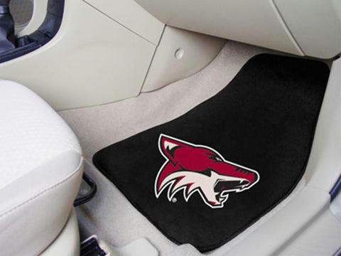 FanMats Phoenix Coyotes 2-pc Printed Carpet Car Mats 18x27