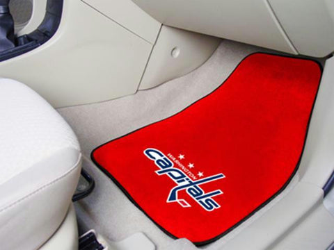 FanMats Washington Capitals 2-pc Printed Carpet Car Mats 18x27