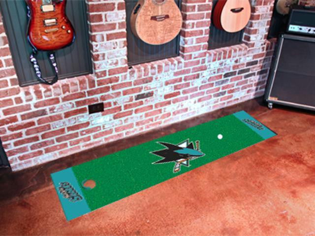 FanMats San Jose Sharks Putting Green Mat 18x72