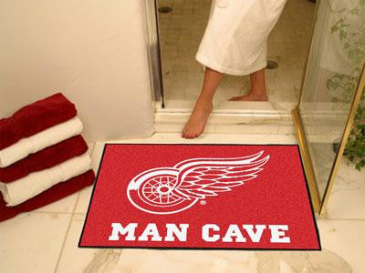 FanMats  Detroit Red Wings Man Cave All-Star Rug 34x45