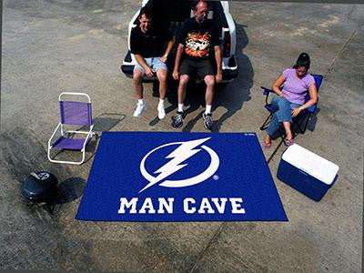 FanMats  Tampa Bay Lightning Man Cave Tailgater Rug 60x72