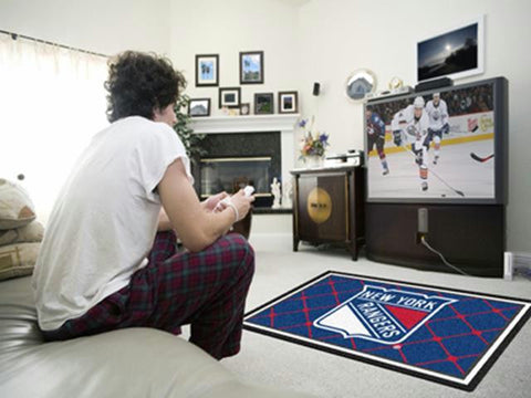 FanMats New York Rangers 4x6 Rug