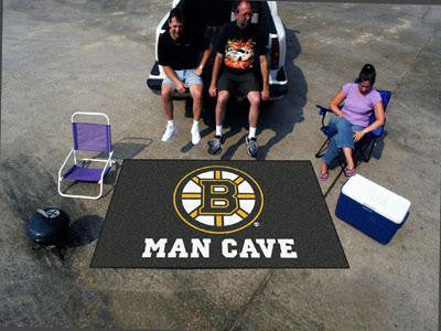 FanMats  Boston Bruins Man Cave UltiMat Rug 60x96