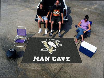 FanMats  Pittsburgh Penguins Man Cave UltiMat Rug 60x96