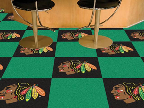 FanMats Chicago Blackhawks Team Carpet Tiles