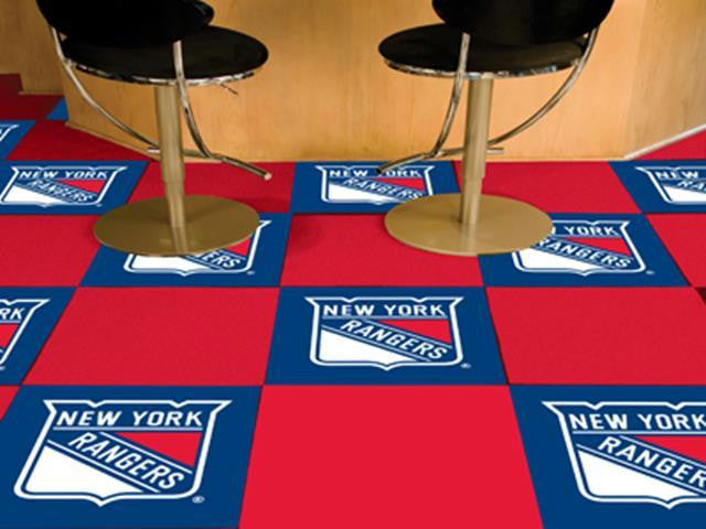 FanMats New York Rangers Team Carpet Tiles