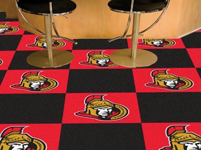 FanMats Ottawa Senators Team Carpet Tiles