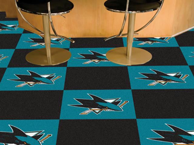 FanMats San Jose Sharks Team Carpet Tiles