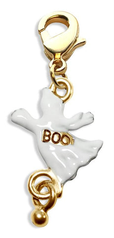 Ghost Charm Dangle in Gold