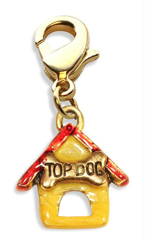 Dog House Charm Dangle in Gold