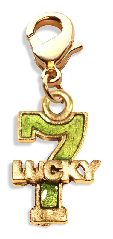 Lucky 7 Charm Dangle in Gold