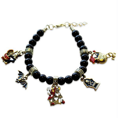 Halloween Charm Bracelet in Gold