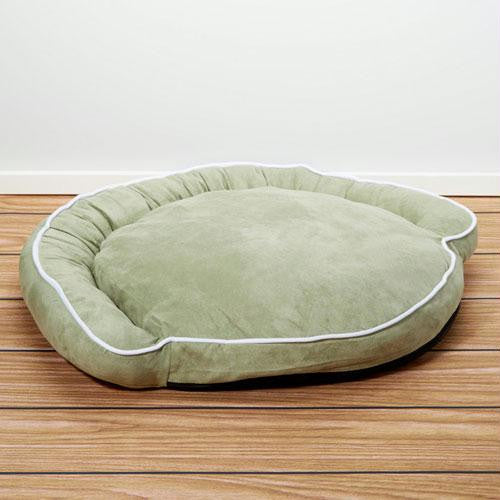 Iconic Pet - Luxury Bolster Pet Bed - Moss - Medium