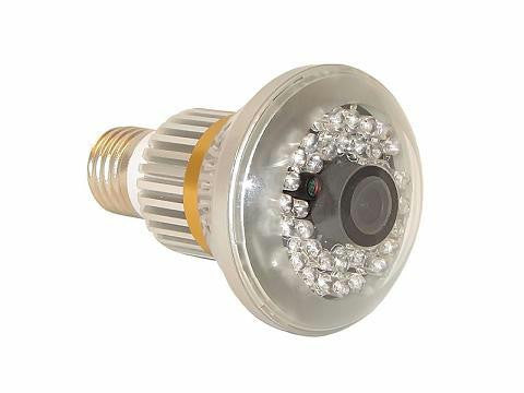 Energy Efficient Outdoor Security Camera Hidden Surveillance Bulb DVR