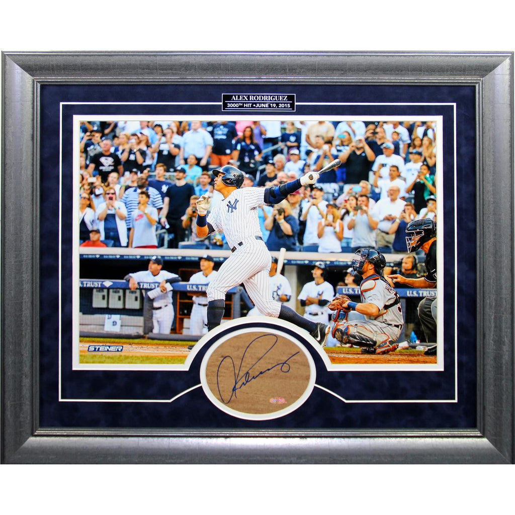 Alex Rodriguez Signed New York Yankees 3000 Hit 20x24 Chit Collage