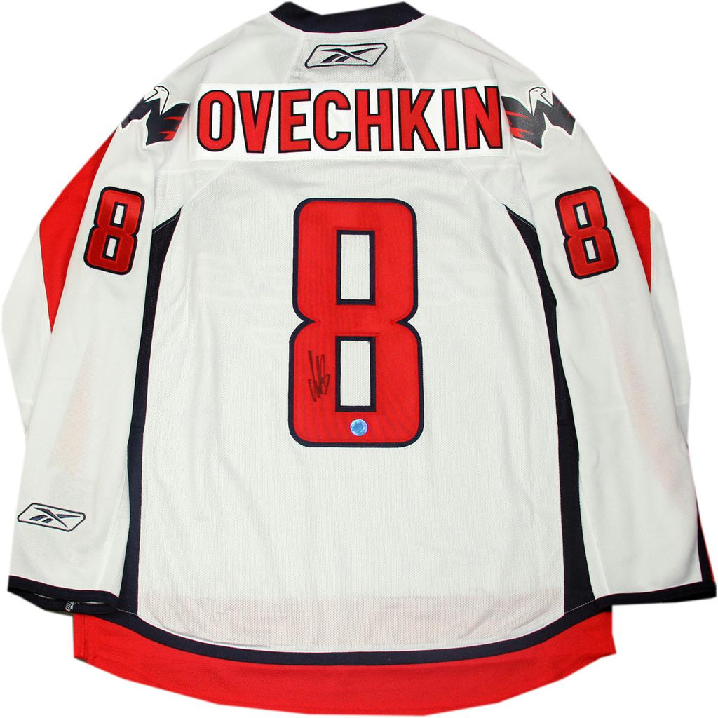 Alexander Ovechkin Washington Capitals Signed Reebok Premier White Jersey (AJ Sports)