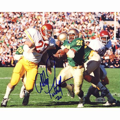 Allen Pinkett ND Run vs USC 8x10 Photo