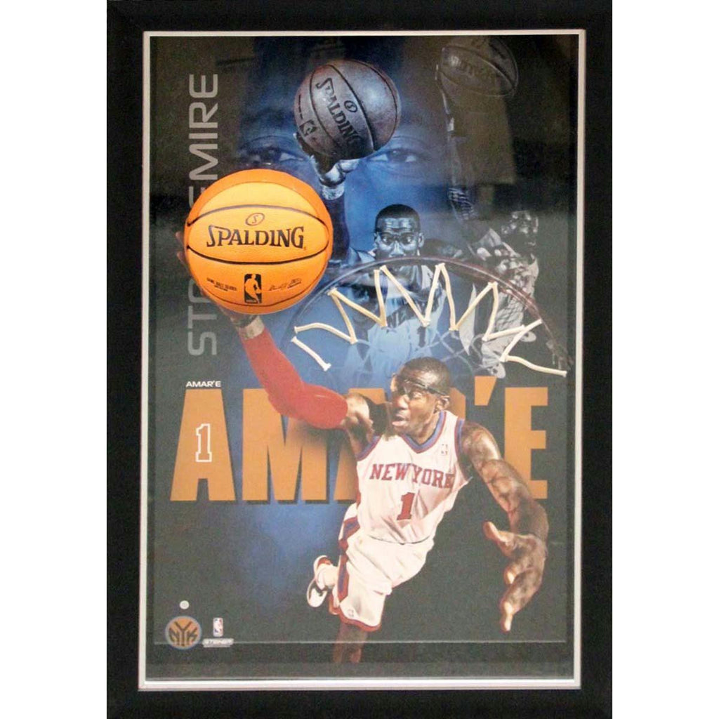 Amare Stoudemire New York Knicks Dunk Framed 20x32 Breaking Through Collage