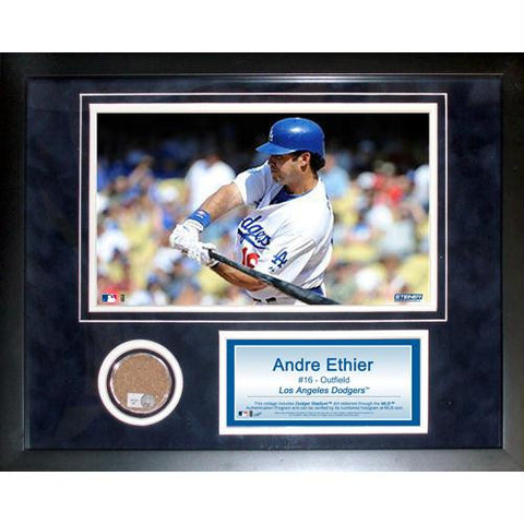 Andre Ethier 11x14 Framed Mini Dirt Collage