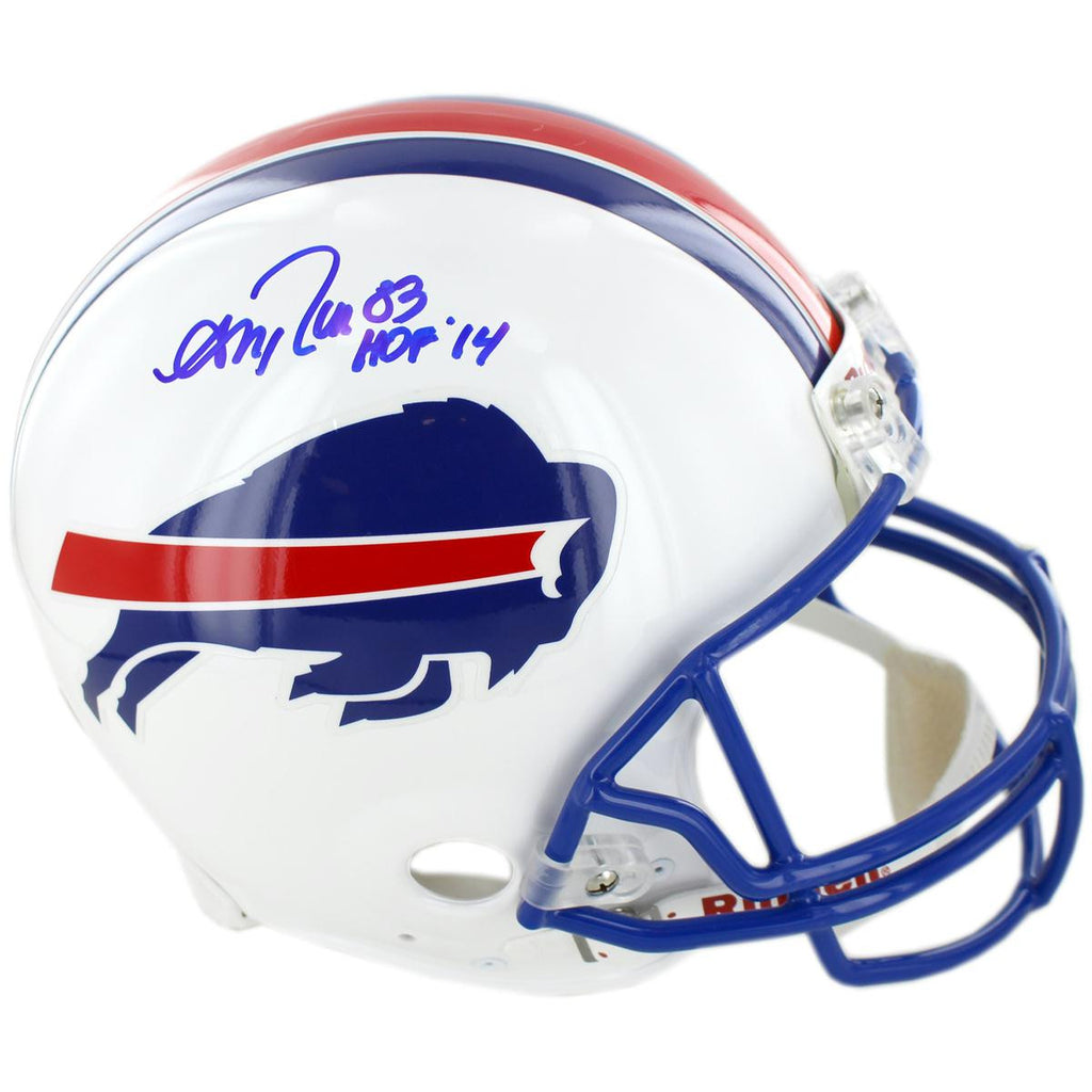 Andre Reed Signed Buffalo Bills White Authentic Throwback 76-83 Helmet w HOF 14 insc