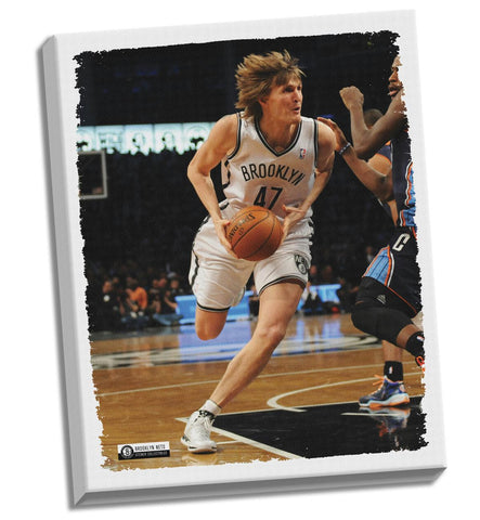 Andrei Kirilenko Nets Stretched 32x40 Canvas