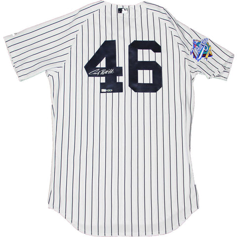 Andy Pettitte Signed New York Yankees Authentic Pinstripe Jersey w 1999 Patch (MLB Auth)