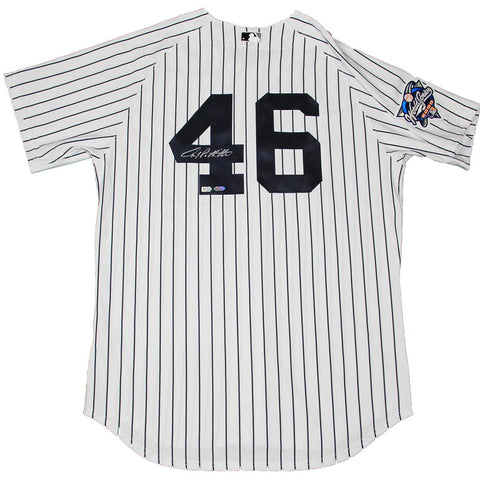 Andy Pettitte Signed New York Yankees Authentic Pinstripe Jersey w 2000 Patch (MLB Auth)