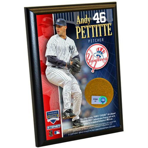 Andy Pettitte Yankees 4x6 Dirt Plaque