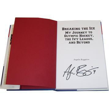 Angela Ruggiero Signed Breaking The Ice Book