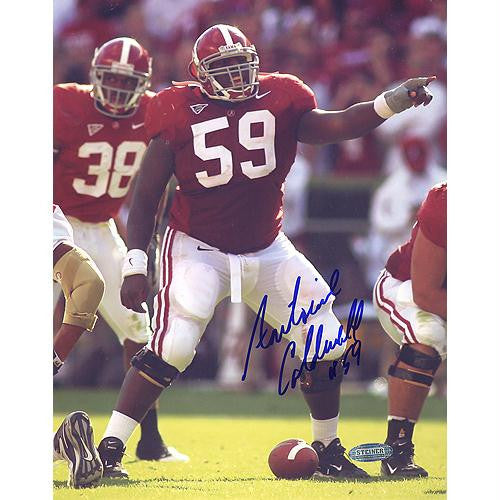 Antoine Caldwell Alabama Pointing At The Line 16x20 Photo