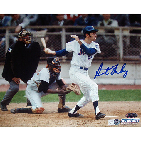 Art Shamsky New York Mets Swing Horizontal Signed 8x10 Photo