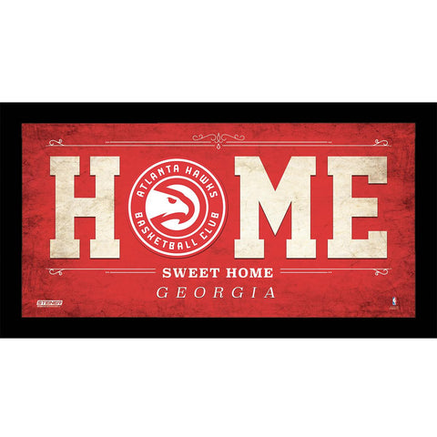 Atlanta Hawks 10x20 Home Sweet Home Sign