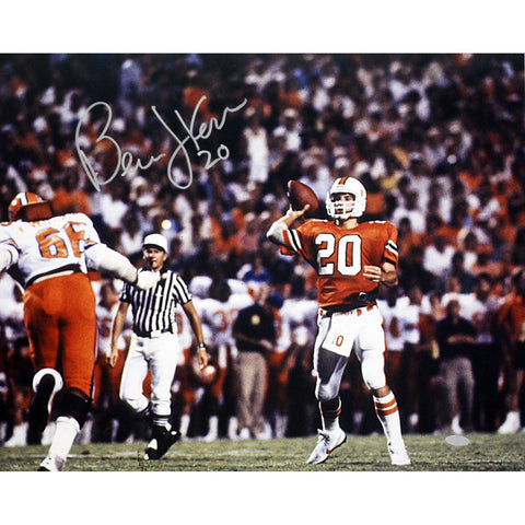 Bernie Kosar Signed University of Miami Horizotal 16x20 Photo