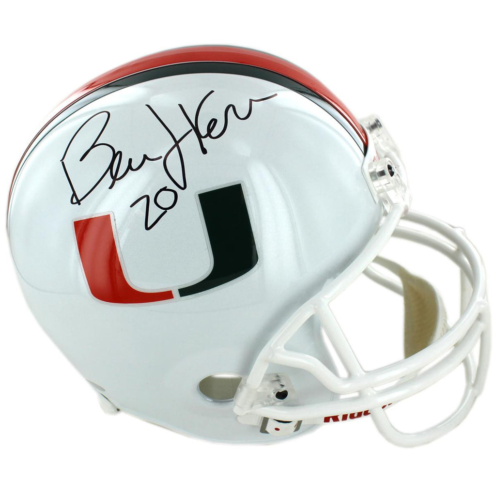 Bernie Kosar Signed University of Miami Replica Helmet