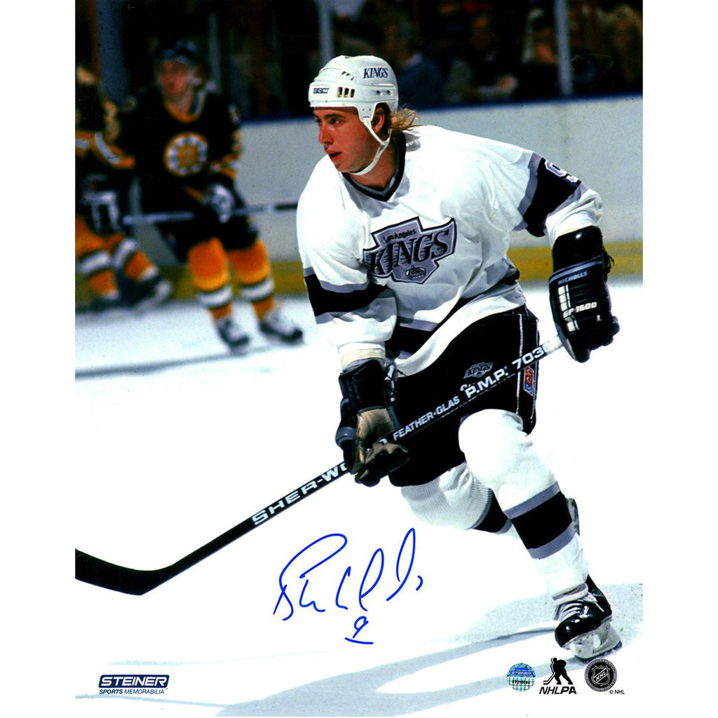 Bernie Nicholls Signed LA Kings 8x10 Photo