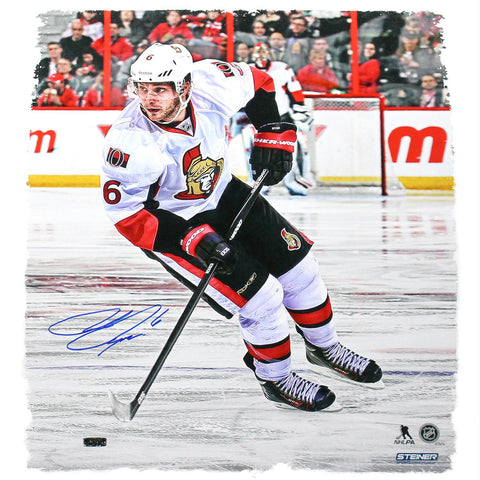 Bobby Ryan Signed Skating Against the Anaheim Ducks 22x26 Canvas