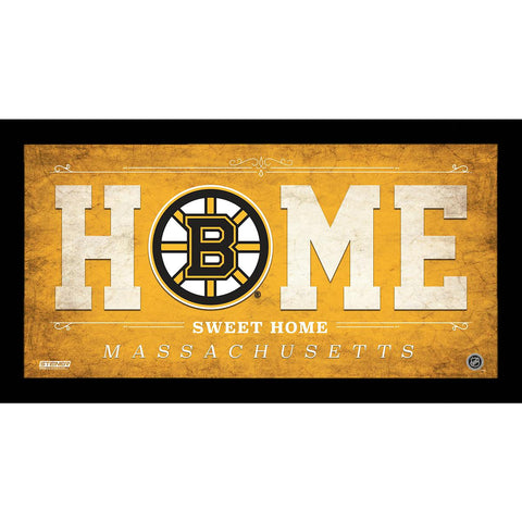 Boston Bruins 10x20 Home Sweet Home Sign