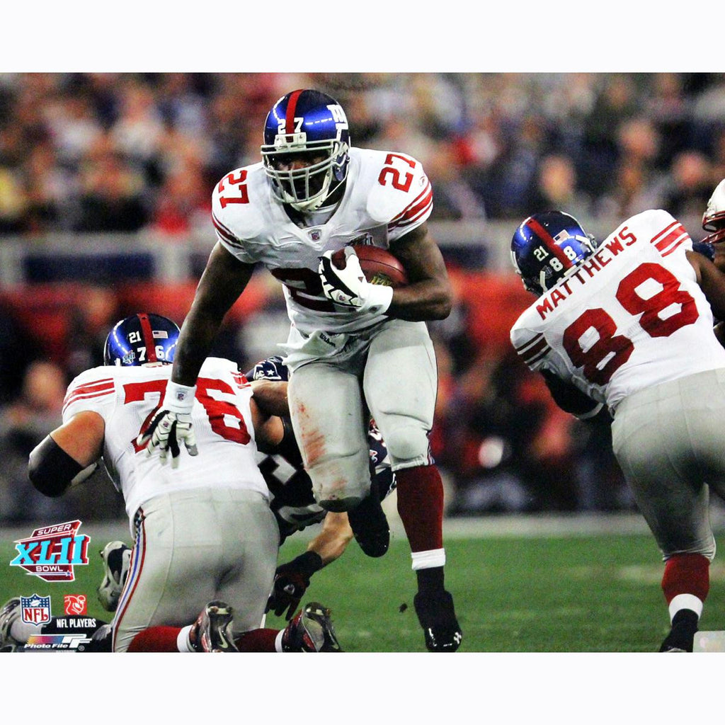 Brandon Jacobs Super Bowl XLII 4th Down Run 16x20 Photo