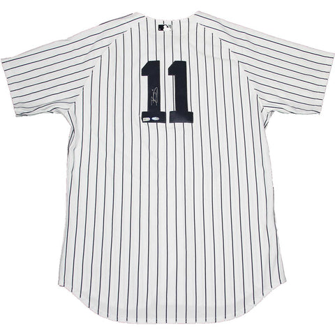 Brett Gardner Signed Authentic New York Yankees Home Jersey (Signed in Back) (MLB Auth)