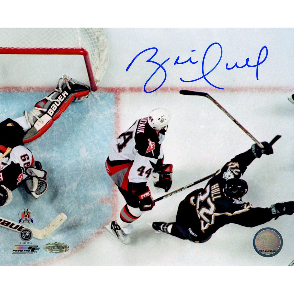 Brett Hull Dallas Stars Game Winning Goal Overhead Horizontal 8x10 Photo