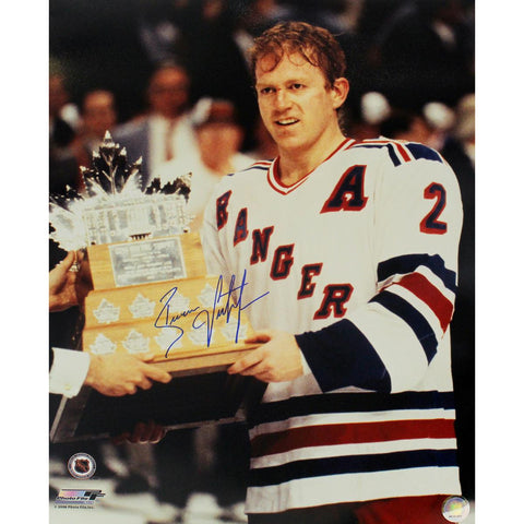 Brian Leetch Conn Smythe Vertical 16x20 Photograph