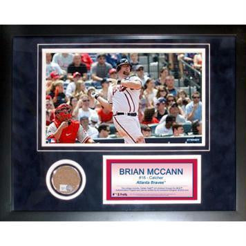 Brian McCann 11x14 Framed Mini Dirt Collage