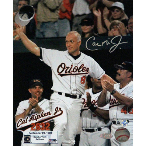 Cal Ripken Jr. 2632 Vertical 16X20 Photo w Text Overlay