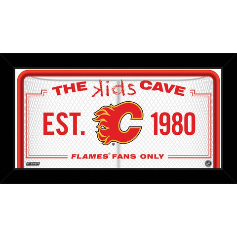 Calgary Flames 10x20 Kids Cave Sign